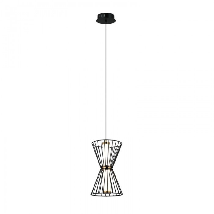 Підвісний світильник Italux PND-63849-2-BK Sanke Led 2x8W 3000K 380Lm IP20 Bk