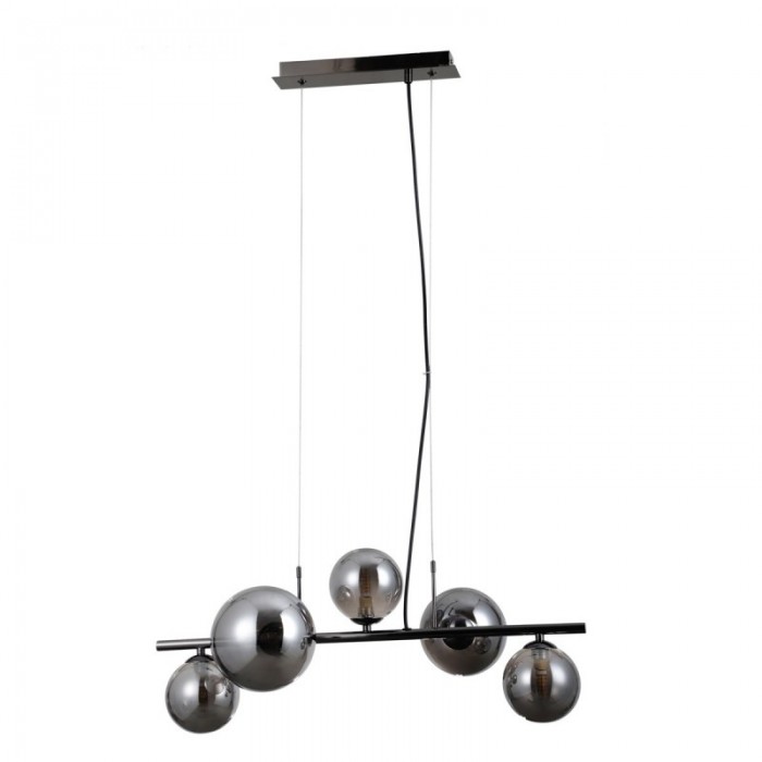 Подвесной светильник Italux PND-406007-5A-BCR Canello G9 5x5W IP20 Bk