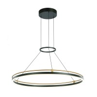 Люстра Italux PND-54638R-28W-3K-BK-GD Merlot Led 1x28W 3000K 1500Lm