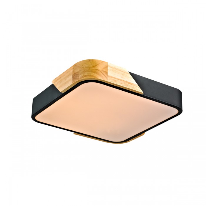 Стельовий світильник Italux PLF-13187-BK-WO Santer Led 1x24W 3000K 2400Lm IP20 Bk Стельовий світильник Italux PLF-13187-BK-WO Santer Led 1x24W 3000K 2400Lm IP20 Bk
