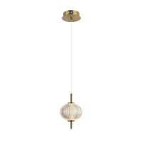 Подвесной светильник Italux PND-29038-1-GD Lazie Led 1x5W 3000K 500Lm IP20 Gold