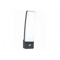 Світильник вуличний настінний LUTEC 5288903118 KIRA 18W 4000K PIR Dark Grey Architectural
