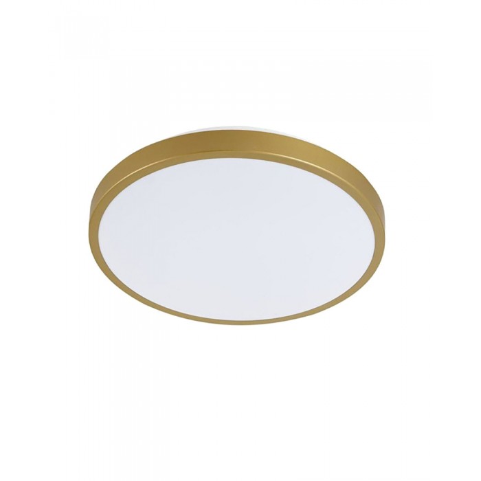 Світильник стельовий Goldlux 318008 Kern LED 1x24W 4000K 2500Lm IP20 золотий