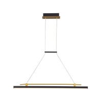 Люстра Italux PND-54638F-16W-3K-BK-GD Merlot Led 1x16W 3000K 560Lm Люстра Italux PND-54638F-16W-3K-BK-GD Merlot Led 1x16W 3000K 560Lm