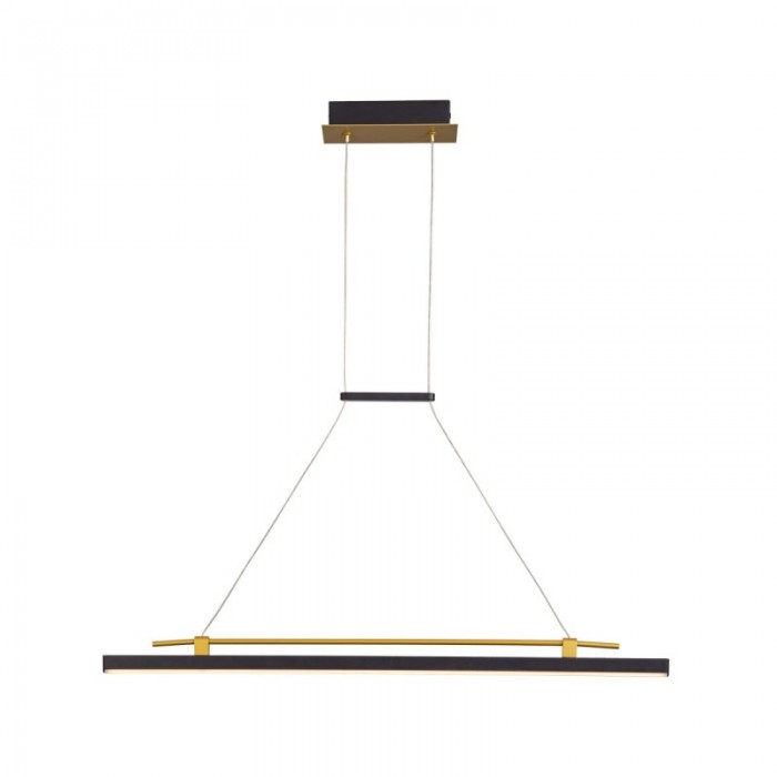 Люстра Italux PND-54638F-16W-3K-BK-GD Merlot Led 1x16W 3000K 560Lm