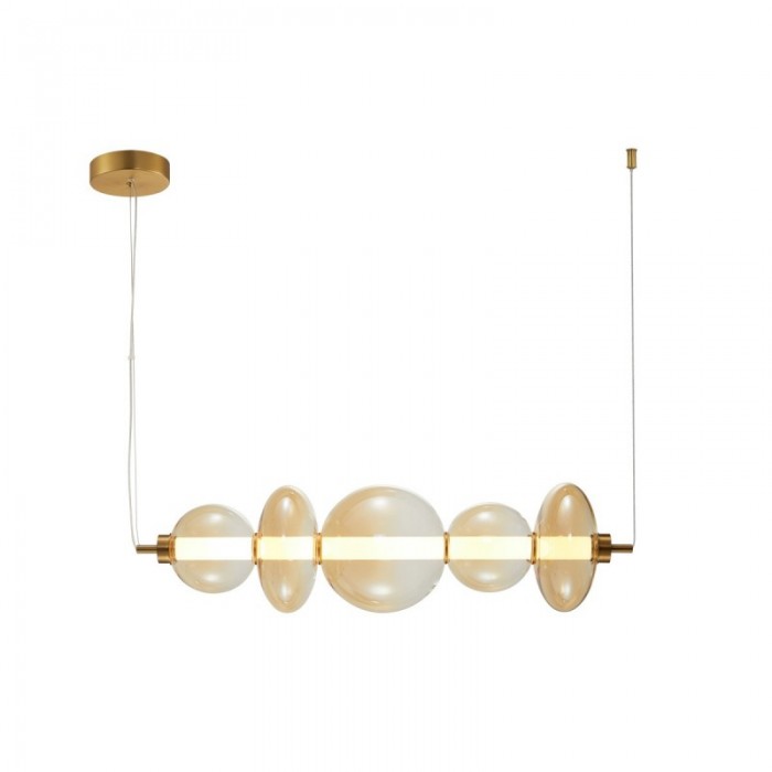 Підвісний світильник Italux PND-24352-40W-AB-AMB Sonte Led 1x40W 3000K 5094Lm IP20 Gold