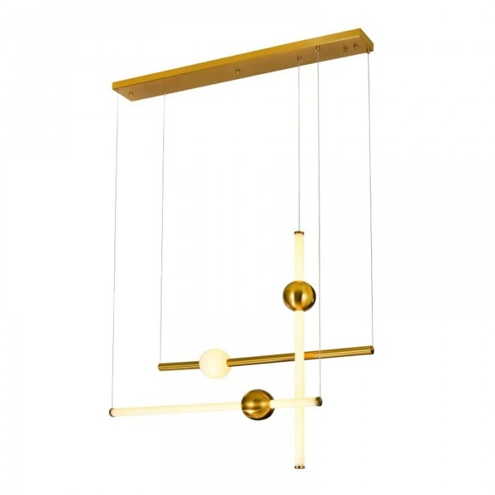 Підвісний світильник Italux PND-16357-ca-3 Halling Led 3x45W 3000K 3207Lm IP20 Gold Підвісний світильник Italux PND-16357-ca-3 Halling Led 3x45W 3000K 3207Lm IP20 Gold