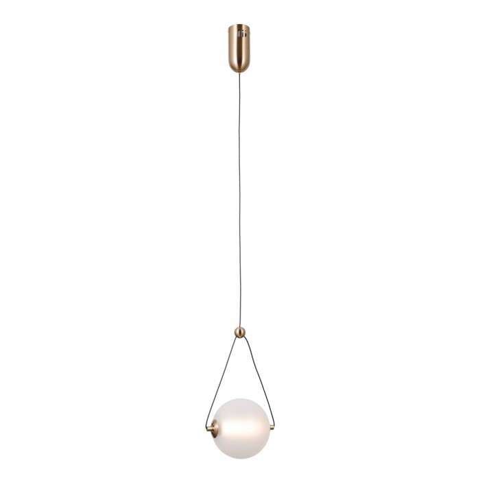 Підвісний світильник Italux PND-34361-S-HBR-OPAL Rastia Led 1x6W 3000K 650Lm IP20 Gold Підвісний світильник Italux PND-34361-S-HBR-OPAL Rastia Led 1x6W 3000K 650Lm IP20 Gold