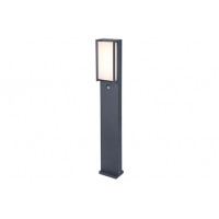 Світильник вуличний стовпчик LUTEC 7193004118 QUBO (PIR), 18W, IP54 Architectural