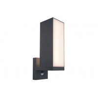 Світильник вуличний настінний LUTEC 5193811118 CUBA 13W PIR IP54 Architectural