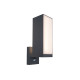 Світильник вуличний настінний LUTEC 5193811118 CUBA 13W PIR IP54 Architectural