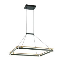 Люстра Italux PND-54638S-44W-3K-BK-GD Merlot Led 1x44W 3000K 1460Lm IP20