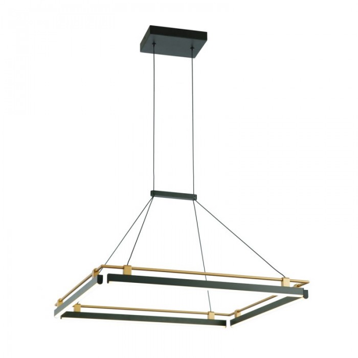 Люстра Italux PND-54638S-44W-3K-BK-GD Merlot Led 1x44W 3000K 1460Lm