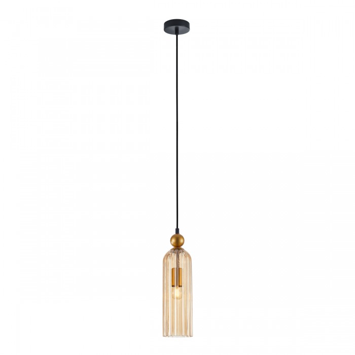 Подвесной светильник Italux PND-28636-1L-GD-AMB Levie E27 1x40W IP20 Gold Подвесной светильник Italux PND-28636-1L-GD-AMB Levie E27 1x40W IP20 Gold