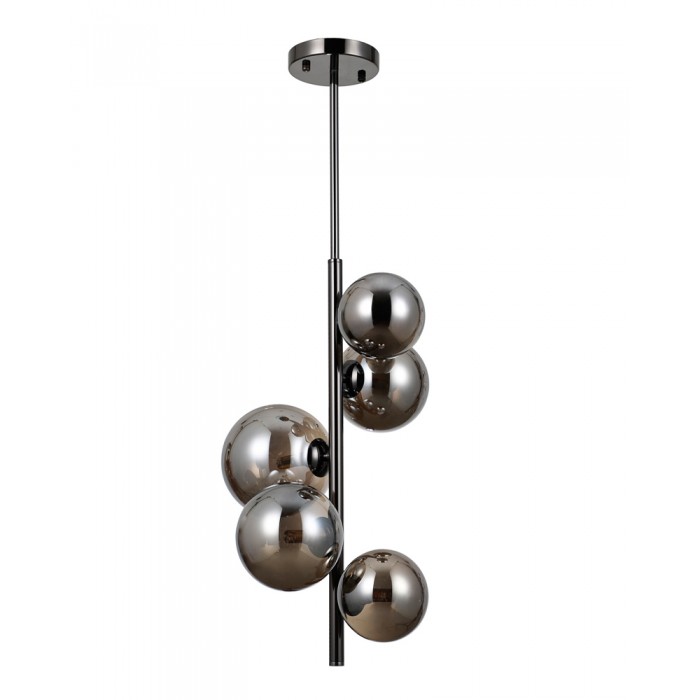 Люстра Italux PND-406007-V5A-BCR Canello G9 5x5W Bk