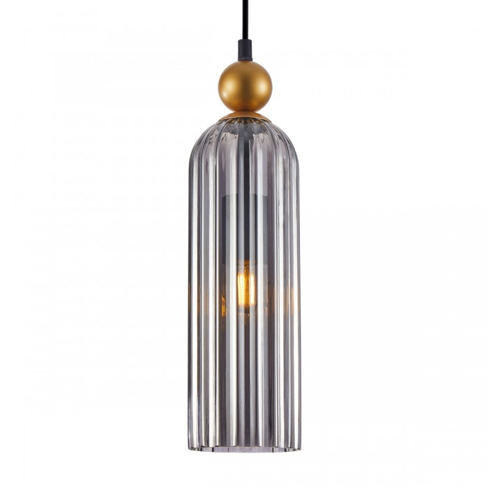 Подвесной светильник Italux PND-28636-1L-GD-SG Levie E27 1x40W IP20 Bk Подвесной светильник Italux PND-28636-1L-GD-SG Levie E27 1x40W IP20 Bk