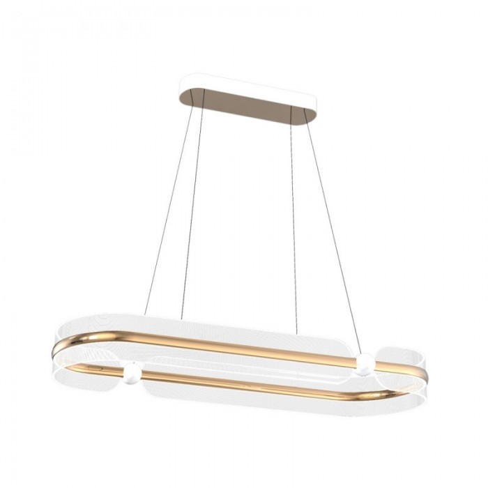 Люстра Italux PND-63728-56W-3K-GD Sopla Led 1x56W 3000K 3900Lm
