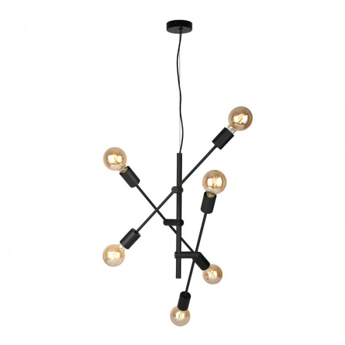 Підвісний світильник Italux PND-5986-6-BL Ferreia E27 6x40W IP20 Bl