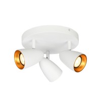 Спот Italux SPL-36748-3R-WH-GD Tino GU10 3x10W Wh