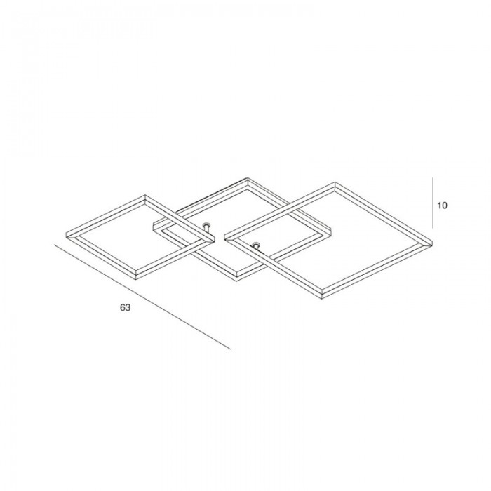 Люстра Italux PLF-82738-38W-WO Noris Led 3x38W 3000K 1250Lm Люстра Italux PLF-82738-38W-WO Noris Led 3x38W 3000K 1250Lm
