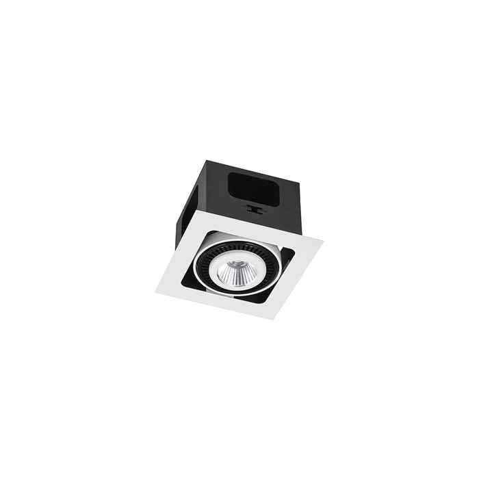 Точечный светильник Skarlat RGL7115-1 1x12W WH+BK 4000K Suil