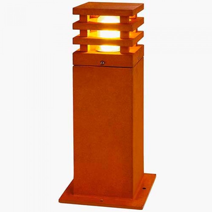 Парковий світильник SLV 229420 Rusty 40 Square