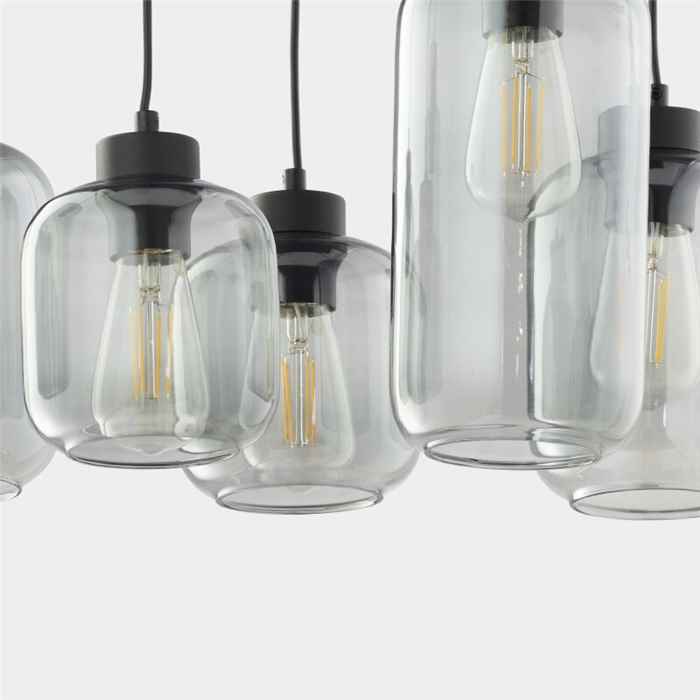 Люстра TK Lighting 1027 Marco E27 6x15W IP20 чорна Люстра TK Lighting 1027 Marco E27 6x15W IP20 чорна
