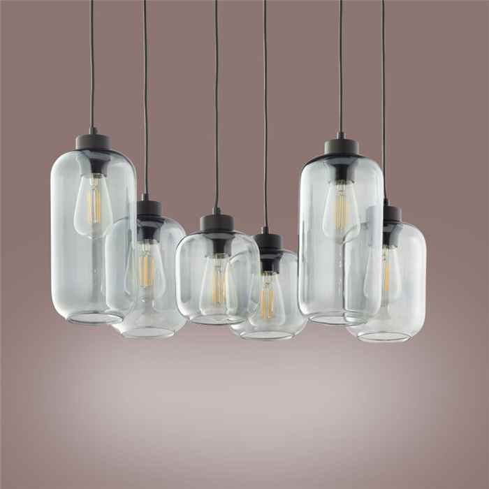 Люстра TK Lighting 1027 Marco E27 6x15W IP20 чорна Люстра TK Lighting 1027 Marco E27 6x15W IP20 чорна