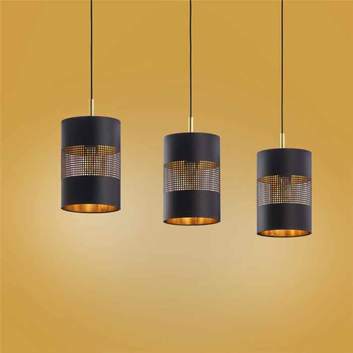 Підвісний світильник TK Lighting 3215 Bogart Black Підвісний світильник TK Lighting 3215 Bogart Black