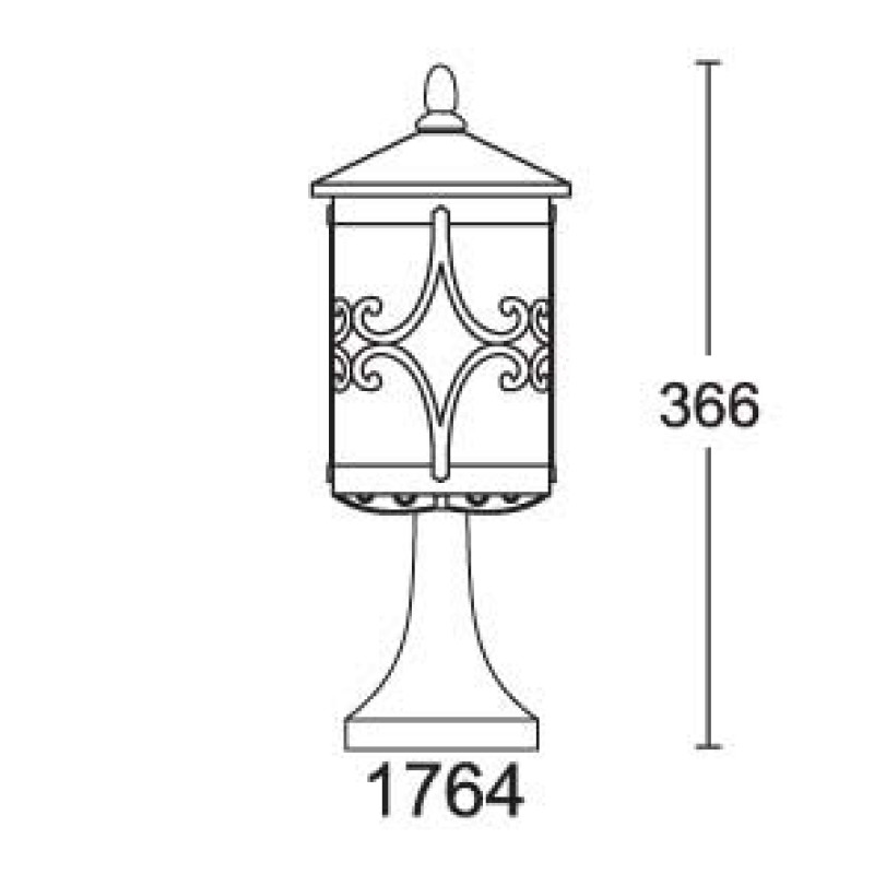 Стовпчик Ultralight Cordoba III QMT 1764, Ultralight QMT 1764