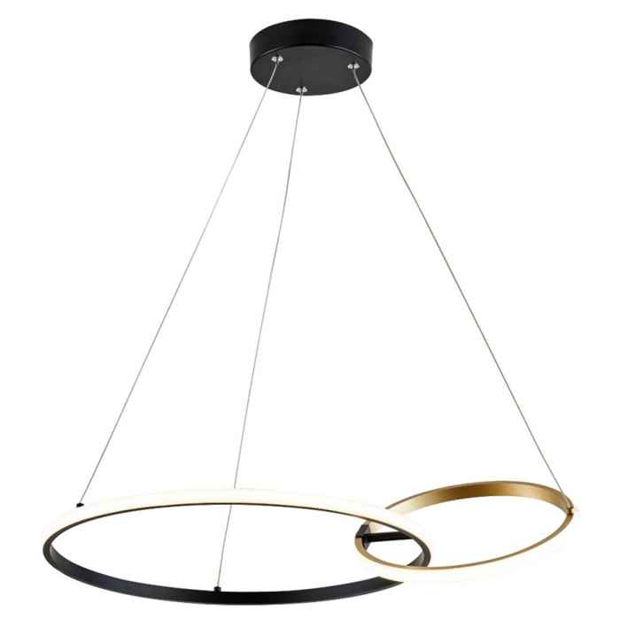 Люстра Zuma Line 20002P-GD Rando Led 2x36W 3000K/4000K/6000K 2000Lm IP20