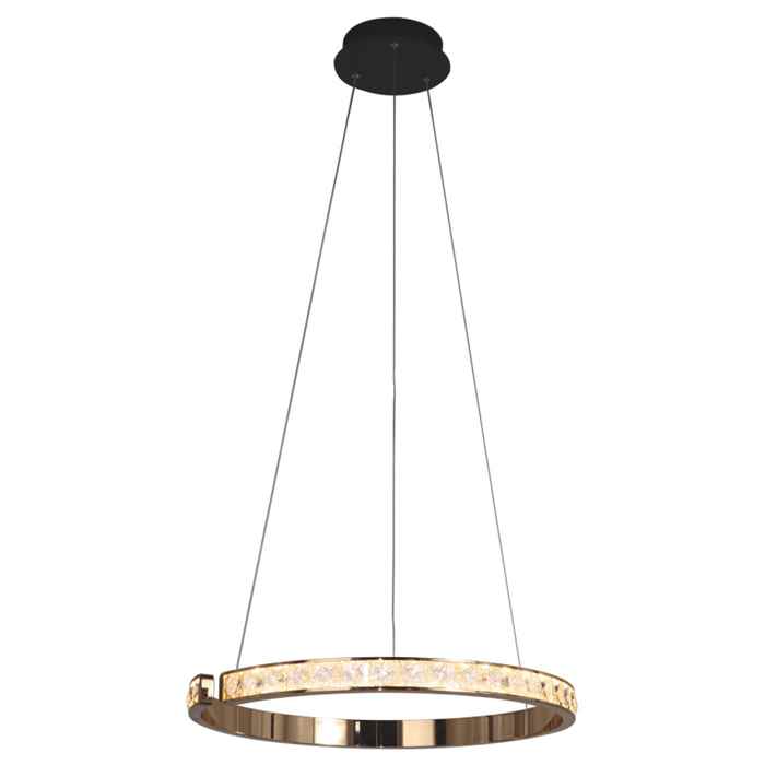 Підвісний світильник, люстра Zuma Line MD4996-1-3GBD Muriel Led 1x60W 3000K 7100Lm IP20 Золотий