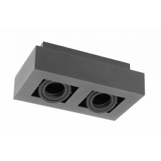 Світильник стельовий GTV OS-AS2GU10-10 ASTER GU10 IP20 подвійний чорний