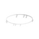 Люстра Nowodvorski 11951 Fourty Round GU10 R35 9x10W IP20 белая