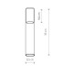 Плафон Nowodvorski 12045 Cameleon Cylinder L 10W IP20 бежевый