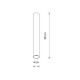 Плафон Nowodvorski 12141 Cameleon Fourty M 10W IP20 бежевый