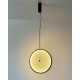 Подвесной светильник, люстра Nowodvorski 12231 Aura LED 1x22W 3000K 370Lm IP20 дымчатый