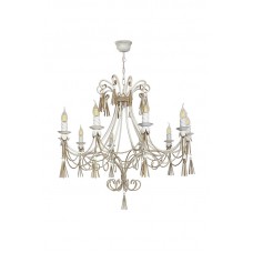 Люстра NB LIGHT 1310-cl217-pla000-cp000 Monte Carlo IP20 білий, золото