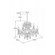 Люстра NB LIGHT 1310-cl217-pla000-cp000 Monte Carlo IP20 білий, золото