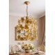 Люстра NB LIGHT 17212-cl99-pla70-cp028 IP20 золото
