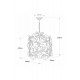 Люстра NB LIGHT 17212-cl99-pla70-cp028 IP20 золото
