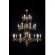 Люстра NB LIGHT 60888-cl217-pla000-cp000 Monte Carlo IP20 білий, золото
