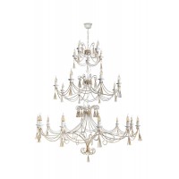 Люстра NB LIGHT 60888-cl217-pla000-cp000 Monte Carlo IP20 білий, золото