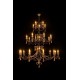 Люстра NB LIGHT 60888-cl217-pla000-cp000 Monte Carlo IP20 білий, золото