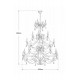 Люстра NB LIGHT 60888-cl217-pla000-cp000 Monte Carlo IP20 білий, золото