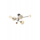 Люстра NB LIGHT 70533-cl32-pla490-cp218 Toronto IP20 чорний, золото