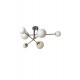 Люстра NB LIGHT 70533-cl32-pla490-cp218 Toronto IP20 чорний, золото