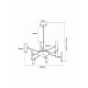 Люстра NB LIGHT 80744-cl10-pla000-cp000 Norton IP20 золото
