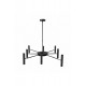 Люстра NB LIGHT 80744-cl116-pla000-cp000 Norton IP20 чорний