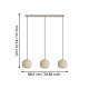 Люстра EGLO 900894 Cominio IP20 бежевий
